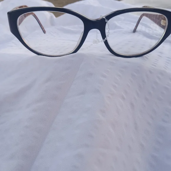 Versace Black Cat-Eye Glasses - Picture 11 of 16